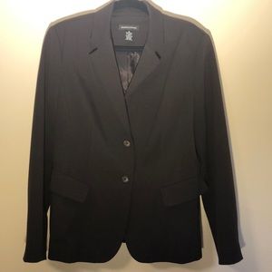 Goodclothes women’s black suit/blazer jacket size 10 two button